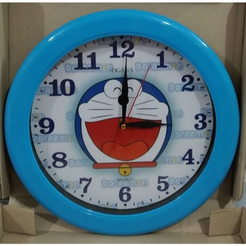 JAM DINDING OGANA MOTIF DORAEMON DM 30CM