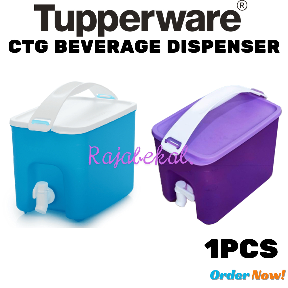 PROMO Tupperware  Click To Go Beverage Dispenser