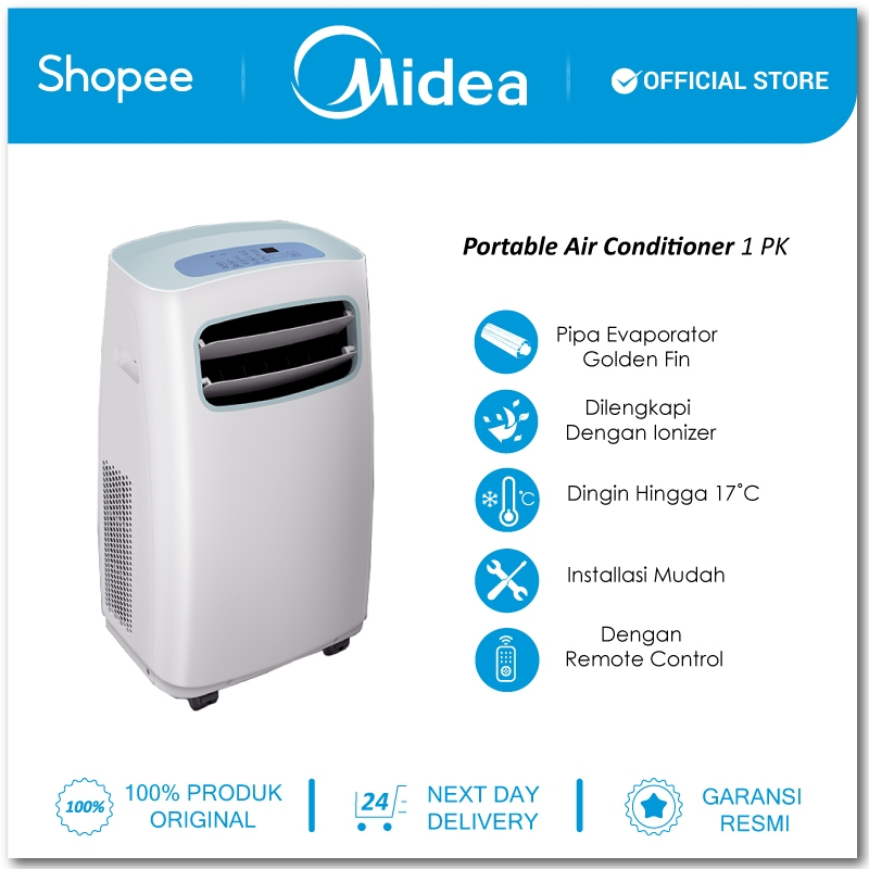 Midea AC Portable 1 PK MPF2-09CRN1 - Green