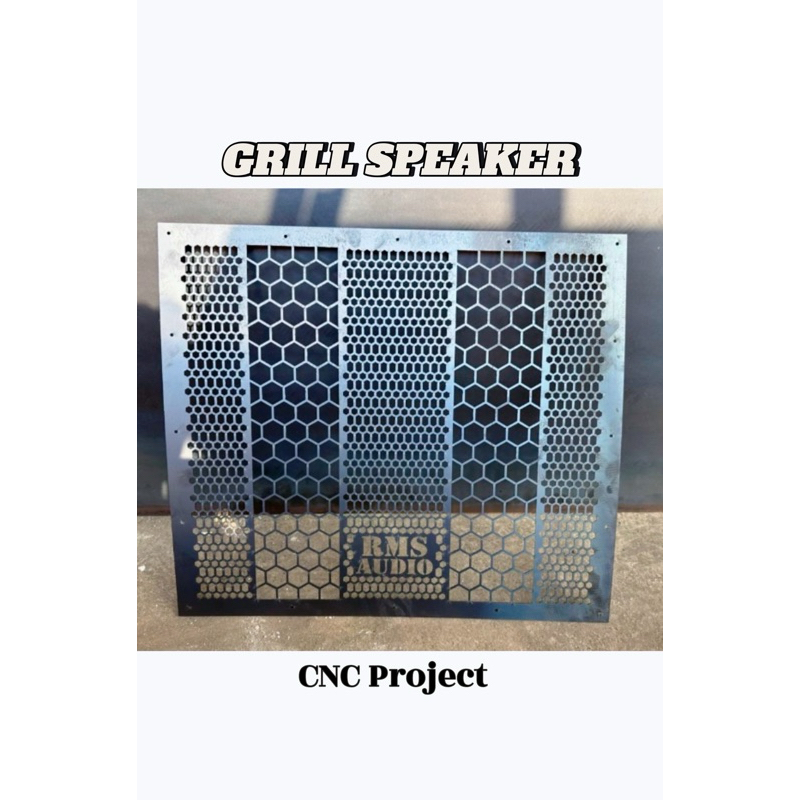 Grill Speaker Custom | Grill Sound Custom CNC Laser Cutting