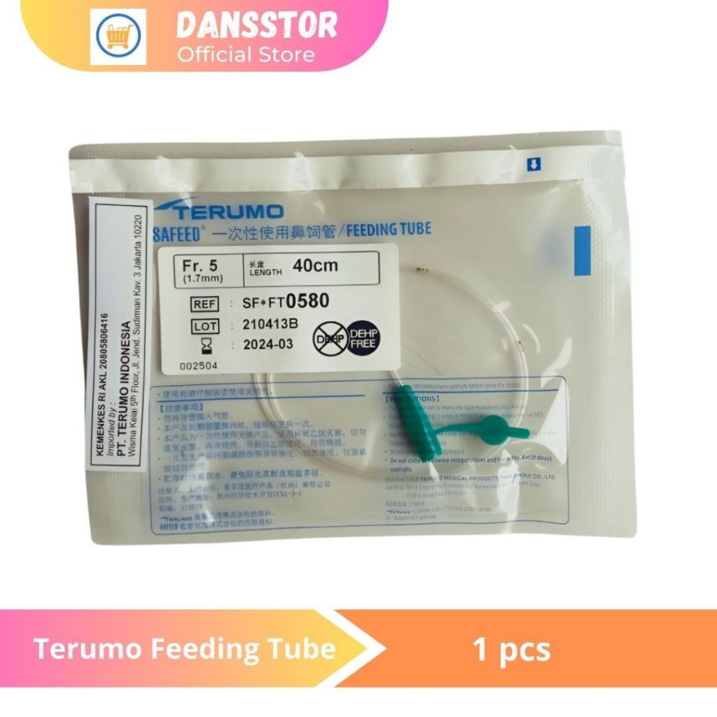 Ngt terumo / feeding tube terumo Fr. 3,5..5..8 / selang makan Ngt