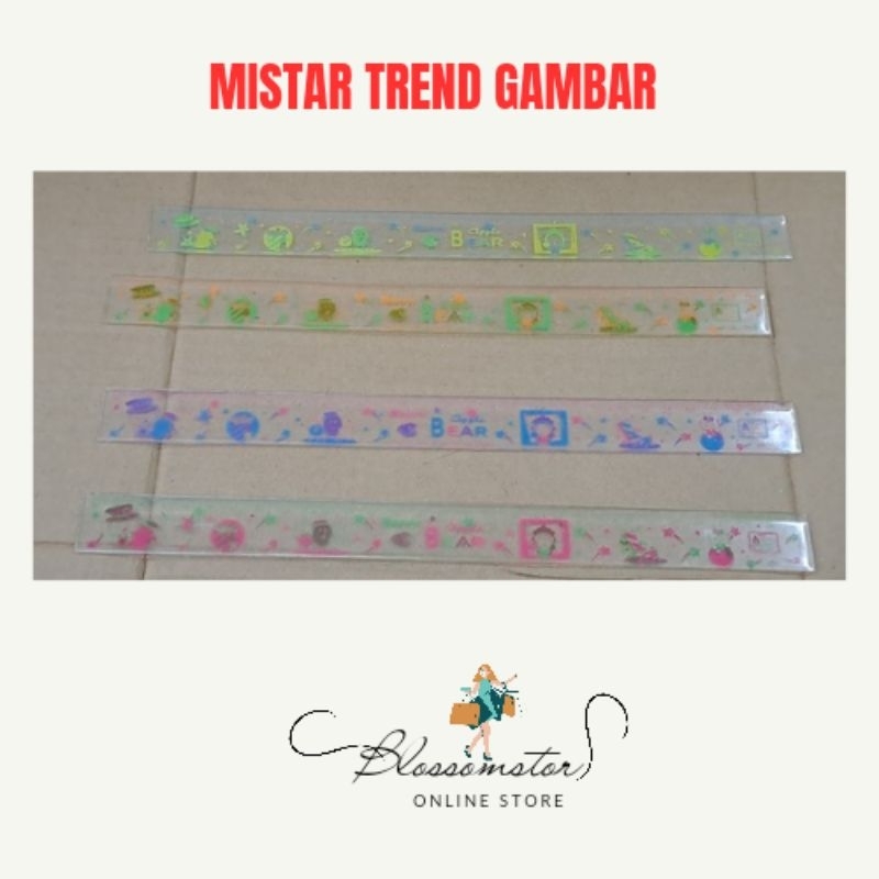 

MISTAR TREN GAMBAR 30 CM / PENGGARIS 30CM / RULER