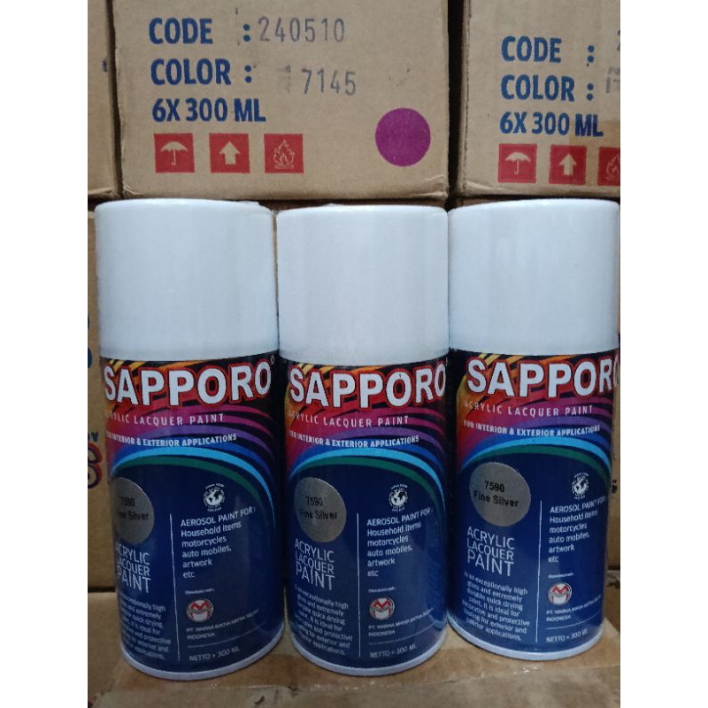Pilok  Pilox Sapporo 300ml saporo 300ML SAPORO spray 300ml 7590 fine silver