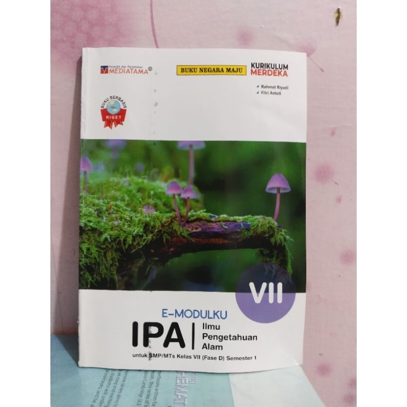 buku e modulku ipa/ilmu pengetahuan alam kelas 7 VII 1 smp mts mediatama kurikulum merdeka