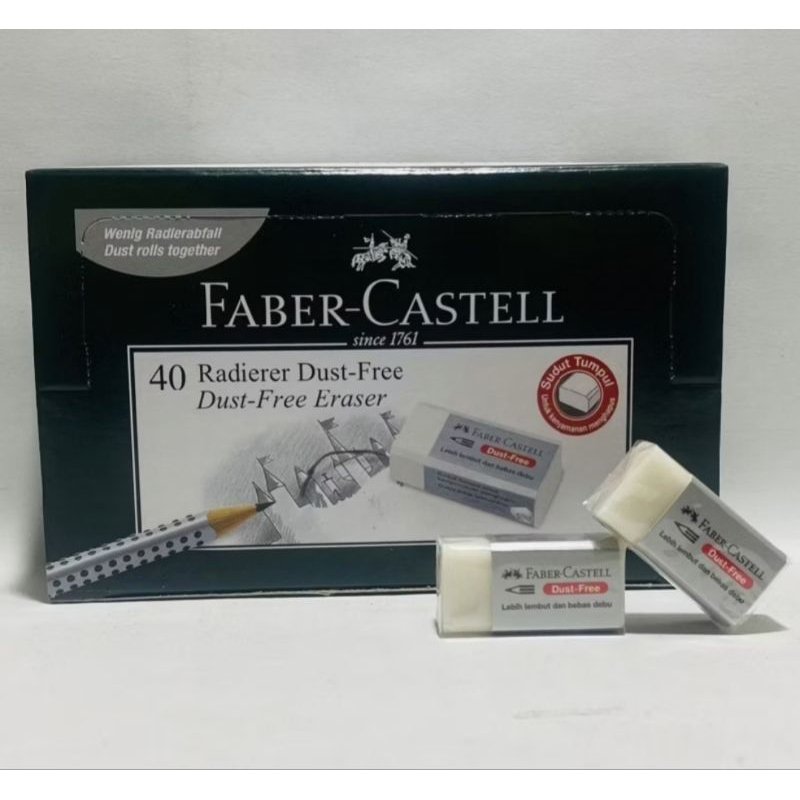 

ERASER / PENGHAPUS FABER CASTEL PUTIH B40 (KECIL)
