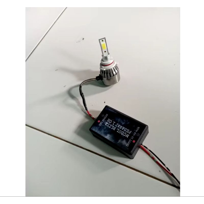MODUL BLITZ PESAWAT 1XKEDIP +LAMPU ROTARY C6 12VOLT DAN 24VOLT CAR