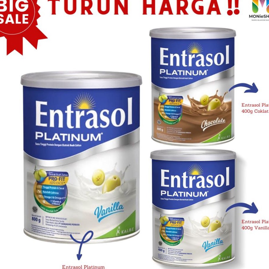 

PROMO HARI INI MONIESHOP ENTRASOL INUM 4 GR Vanila Coklat Susu Lansia