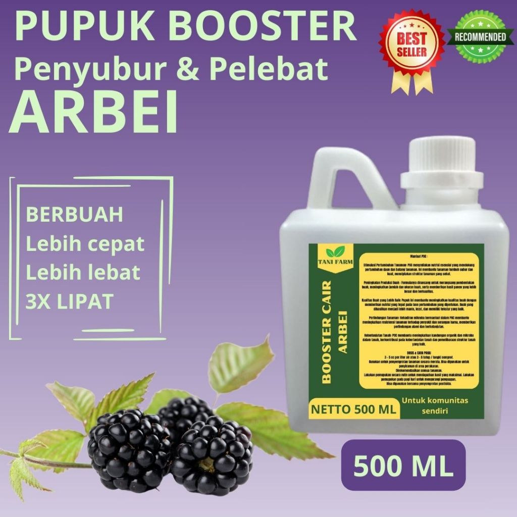 Pupuk Arbei Agar Buah Lebat dan Berat / Pupuk Arbei / Pupuk Arbei Baru Tanam / Pupuk Arbei Cair