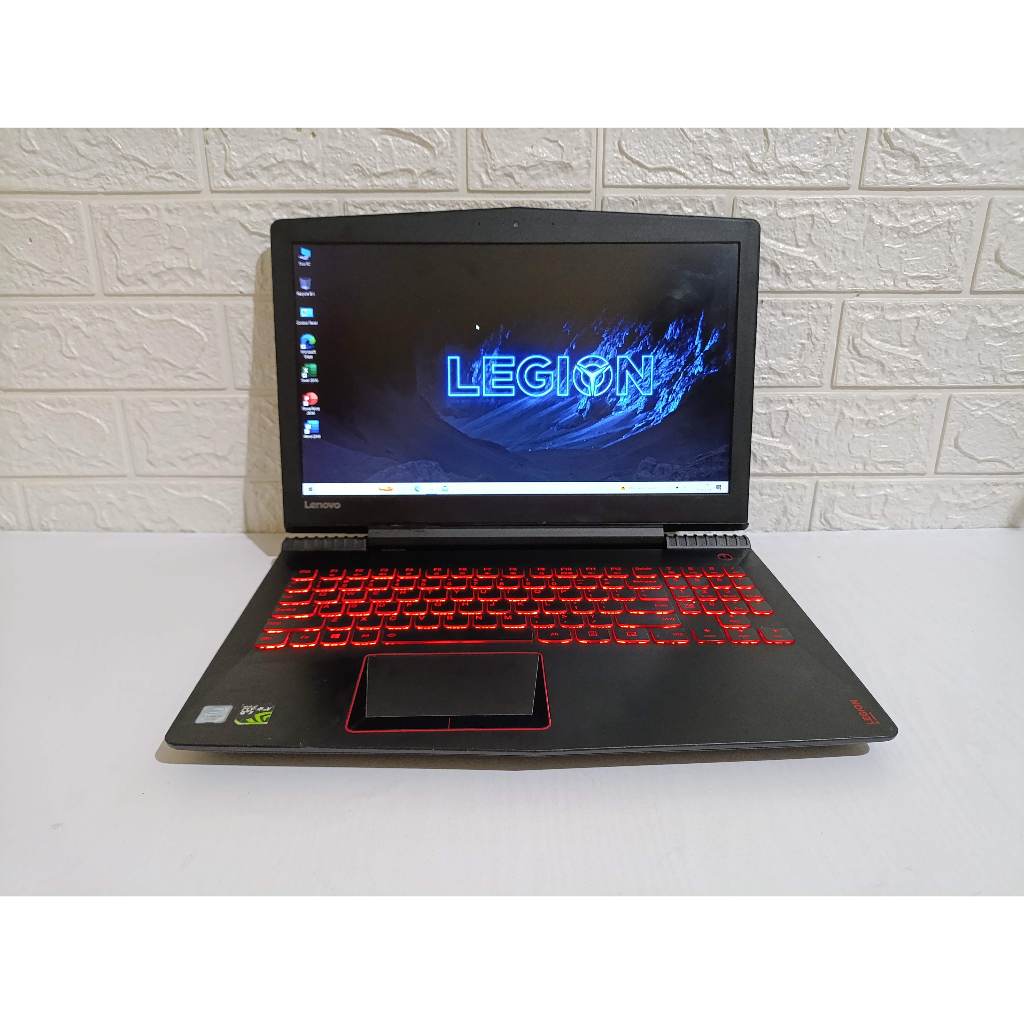 Lenovo Legion Y520 Core i7 7700HQ Nvidia GTX 1050Ti 4GB Laptop Gaming Second Bekas SSD Gen 7