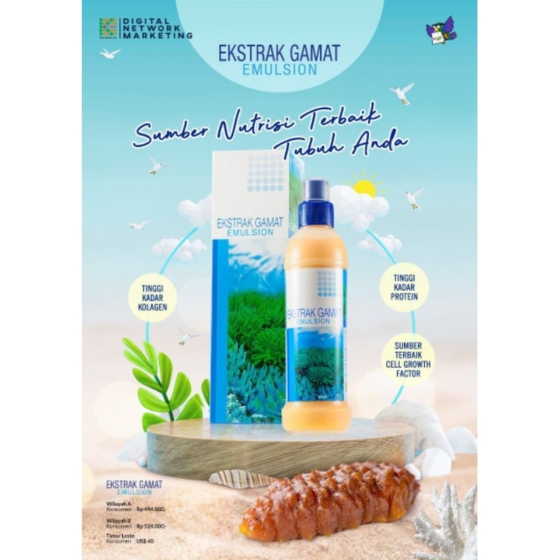 GAMAT EMULSION ORIGINAL GAMAT K LINK EKSTRAK GAMAT EMULSION