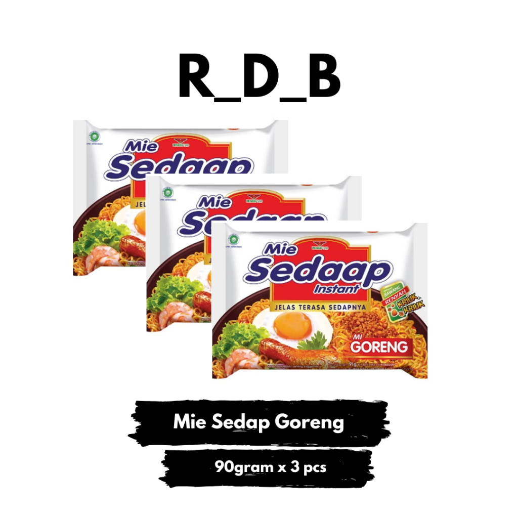 

Mie Instan Mie Sedaap Goreng 90gram ( 3pcs )