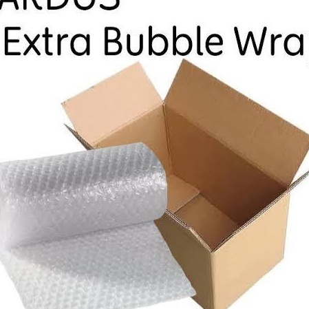 

Eksklusif Kardus dan Extra Bubble Wrap Untuk Tambahan Packing Koper