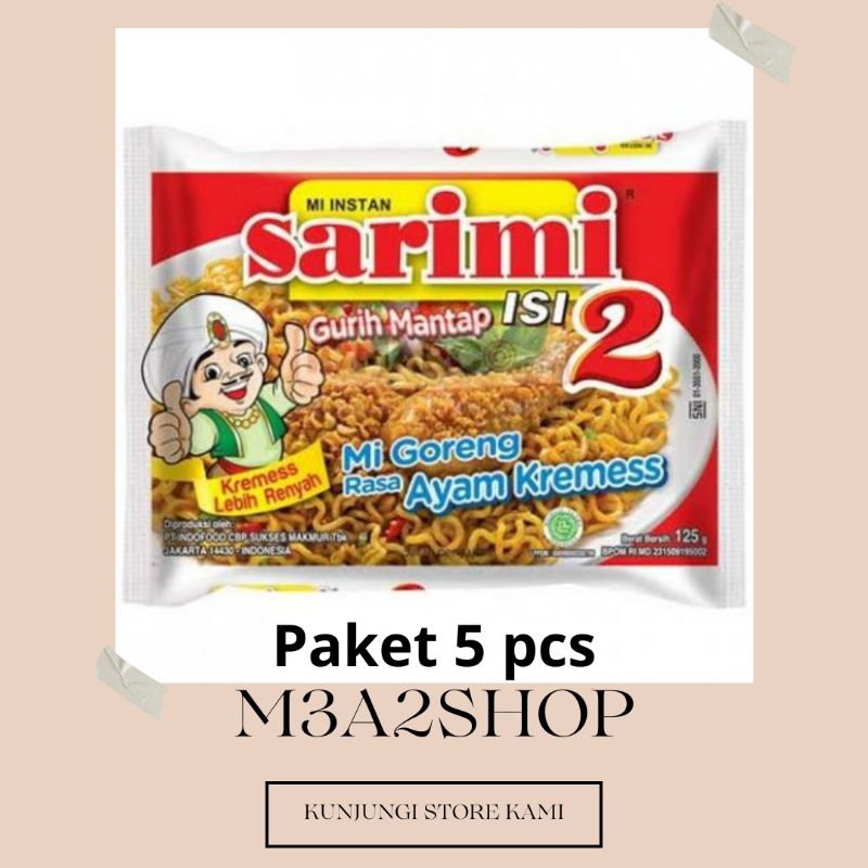 

SARIMI ISI 2 AYAM KREMES PAKET 5 PCS