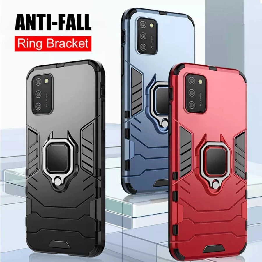 SAMSUNG GALAXY A31 RUGGED ARMOR STANDING RING CASE