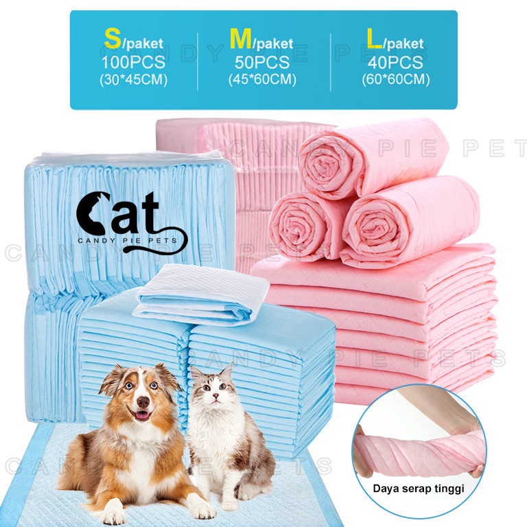 Grosir Puas Pad Pipis Kucing Underpad Kucing Anjing Tatakan Kucing Alas Pipis Kucing Murah Dog Train