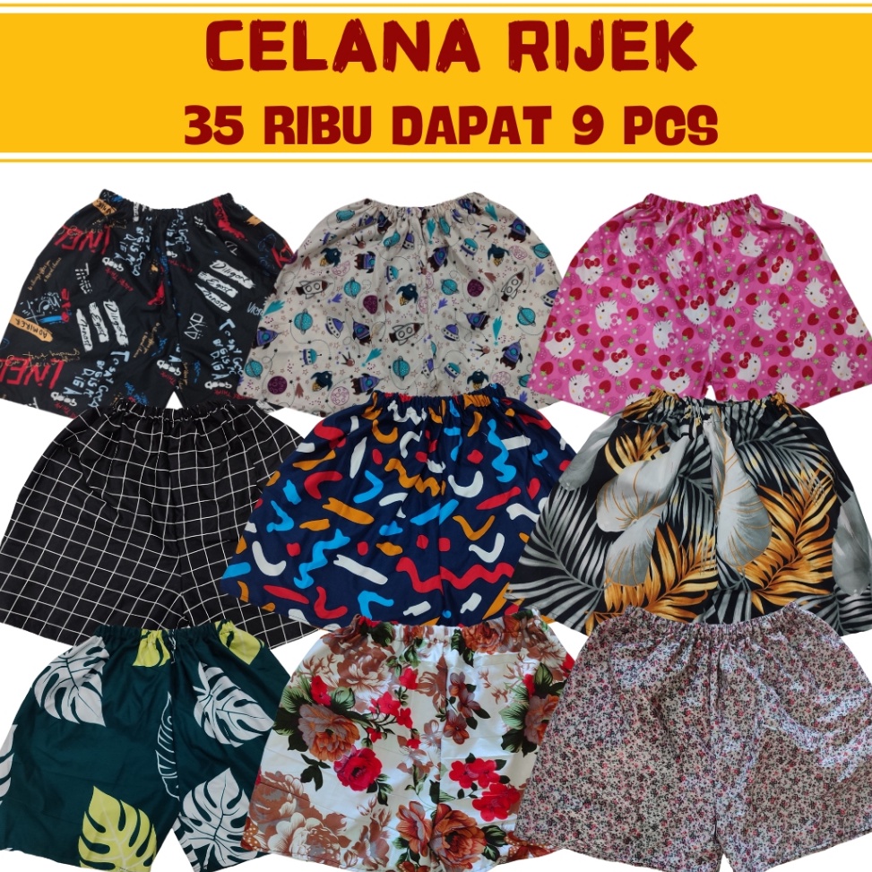 ART C3V2 CELANA PENDEK MURAH RIJEK  CELANA PENDEK RANDOM  CELANA PENDEK WANITA  CELANA PENDEK KEKINI
