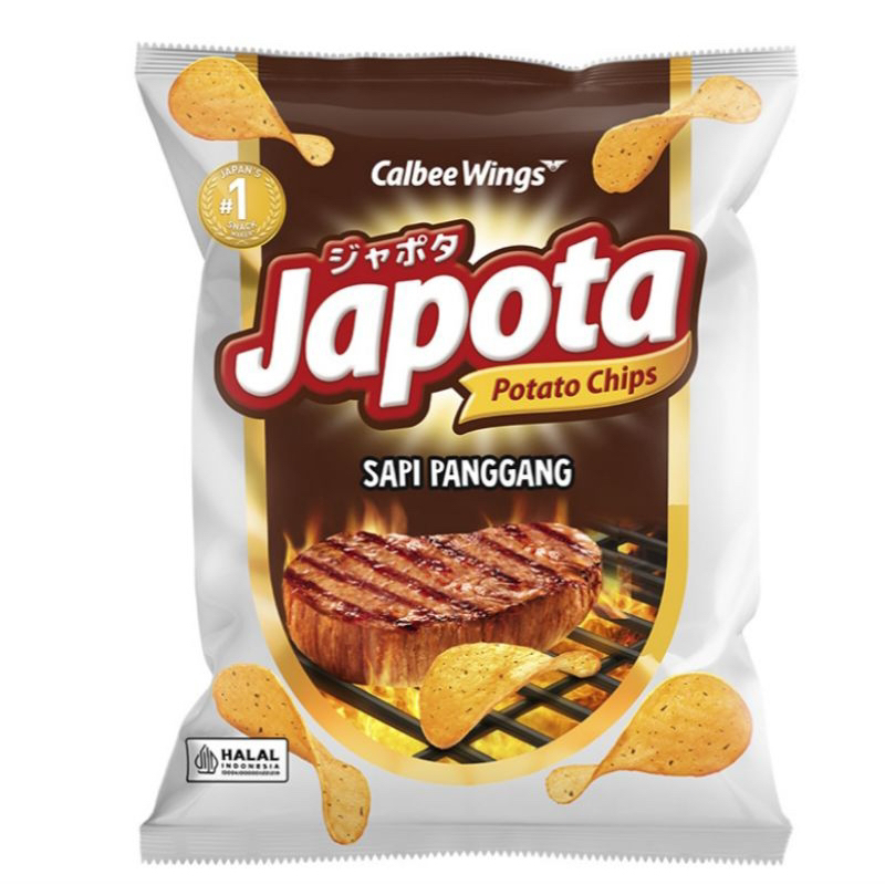 

Japota keripik kentang sapi panggang 68 gram