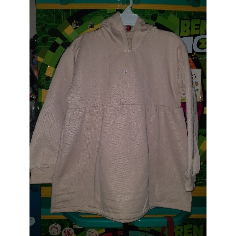 HODIE SWEATER ANAK REMAJA PEREMPUAN BAJU HANGAT CREAM
