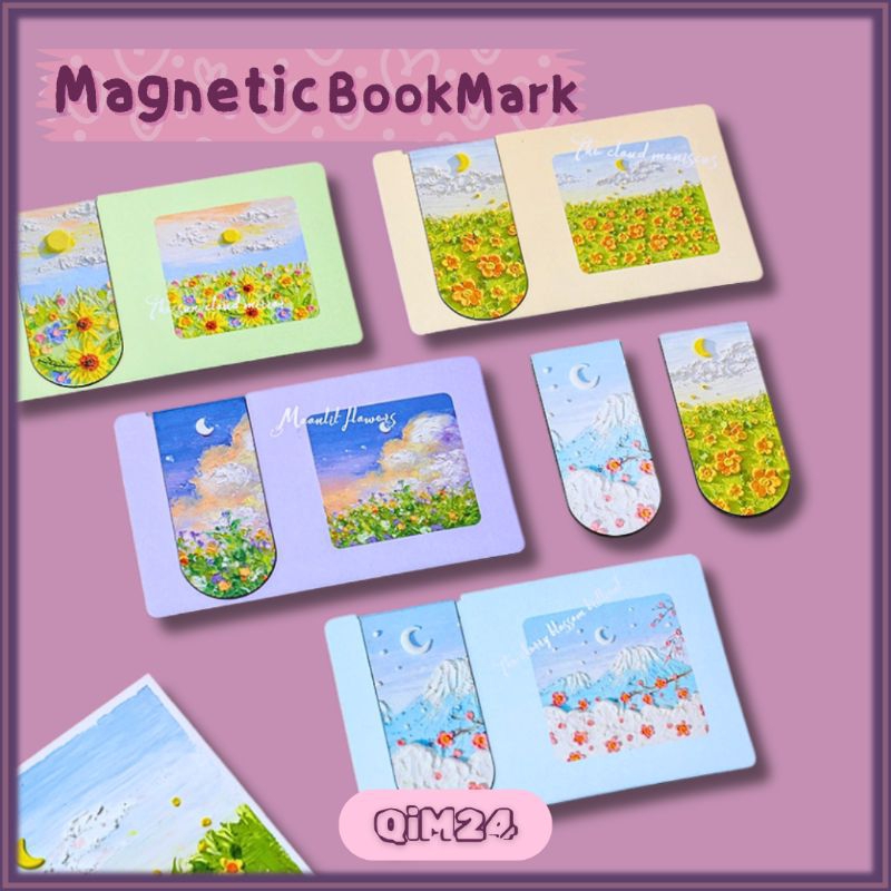 

Magnetic Bookmark - Penanda Halaman Buku Magnet - Mark Buku - Stationery - Perlengkapan Sekolah - Peralatan Kantor - QiM24