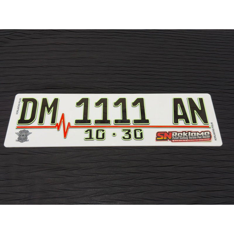 Plat Nomor standart mobil timbul mewah laser cutting harga murah, plat nomor timbul rapih, plat nomo