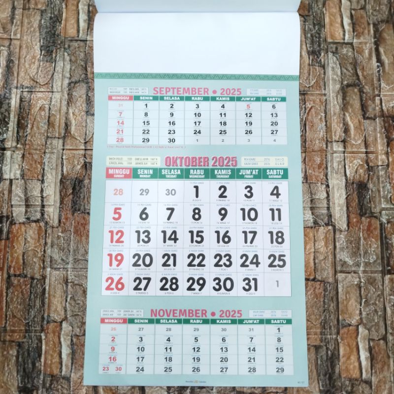 

Kalender Kerja Semilux full color 2025