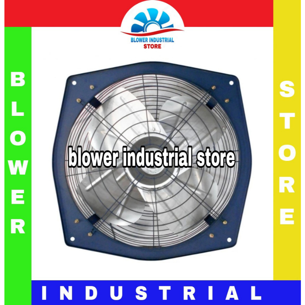 Blower Exhaust Fan 24 Inch 220 Volt 1 Phase Kipas Eksos Heksos Original CKE FAC-60L Pabrik Industri 
