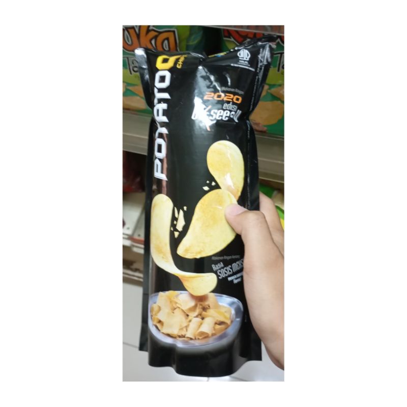 

POTATO Q KERIPIK KENTANG RASA SOSIS MEKSIKO 50GR