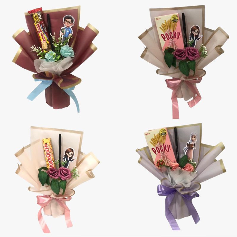 

Buket Hari Guru/Buket Murah/Buket Snack/Hadiah HarI Guru