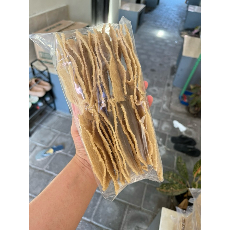 

krupuk lempeng / krupuk puli / krupuk beras kemasan 1/4kg atau 250gram