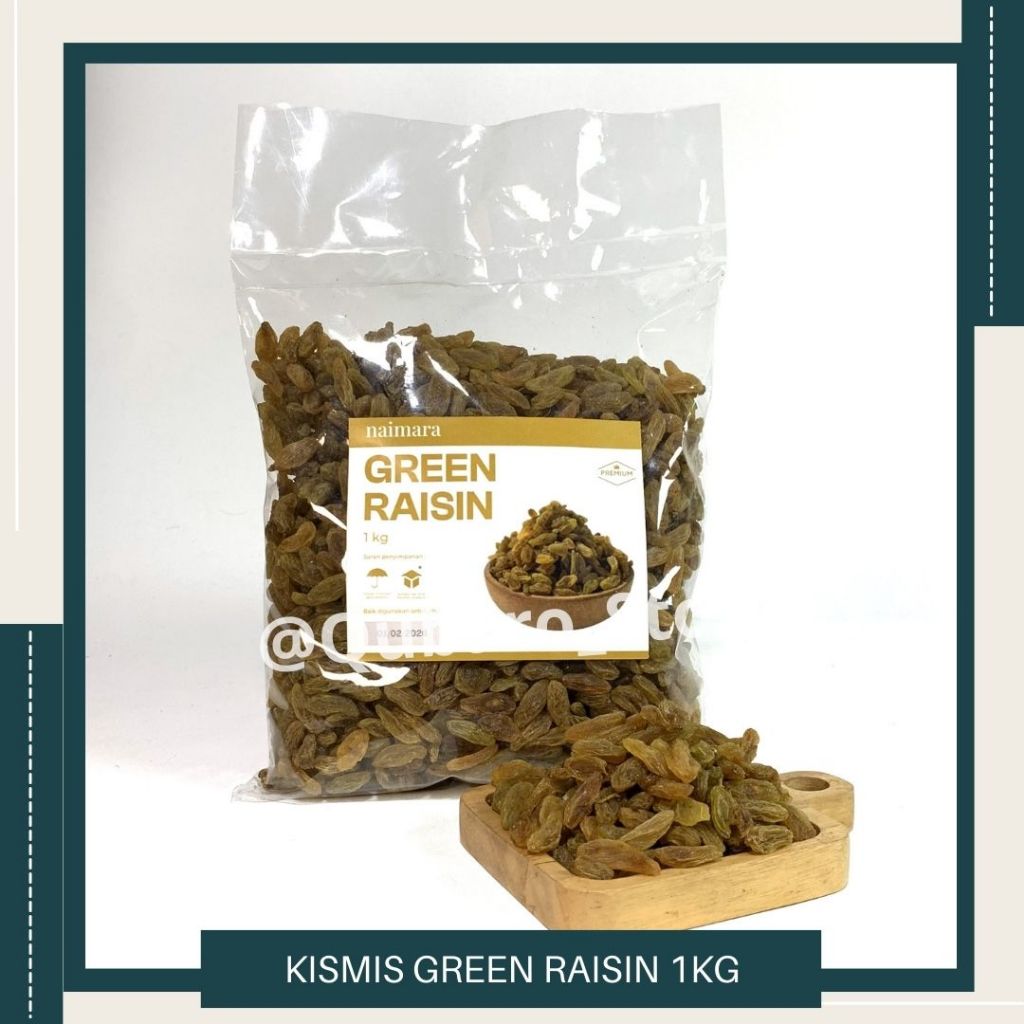 

KISMIS HIJAU KEMASAN 1KG // KISMIS GREEN RAISIN ORIGINAL OLEH OLEH HAJI DAN UMROH