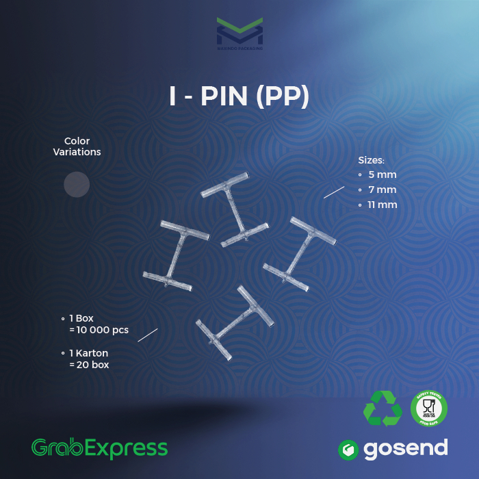 TAG IT - I Pin PP 5 - 7mm / box