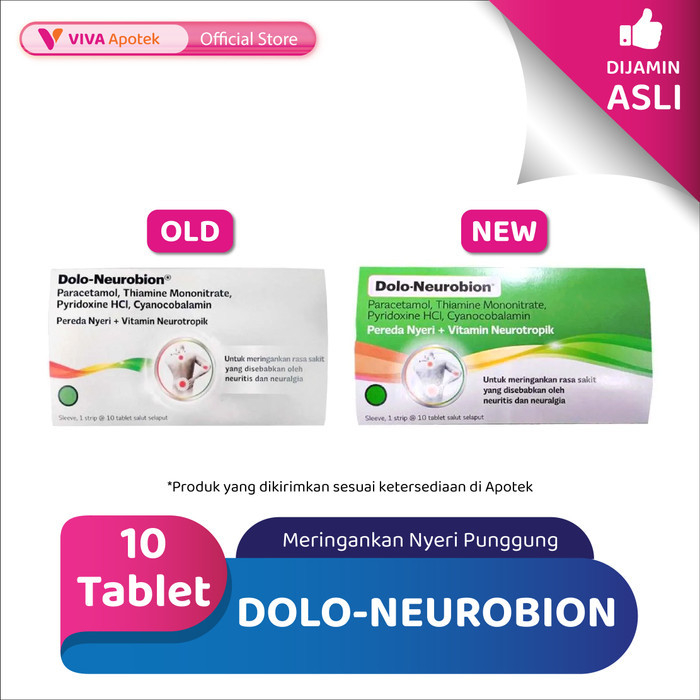 Dolo-Neurobion untuk Meringankan Nyeri Punggung (10 Tablet)