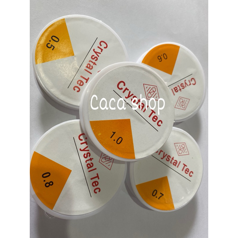 Senar Elastis Crystal Tec Hitam & Putih