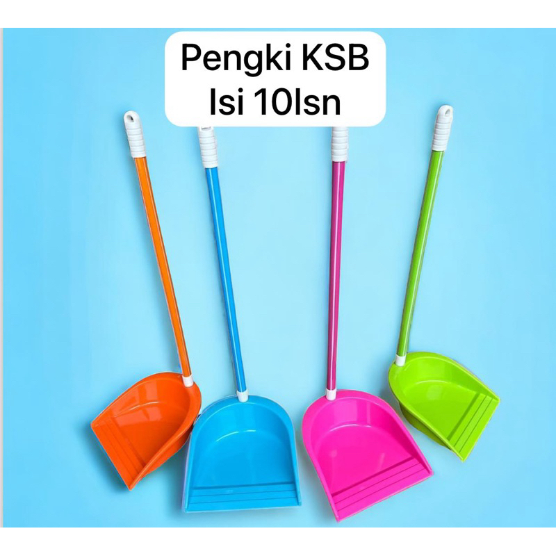 Pengki Sampah Serokan Gagang Premium / Serokan Sampah / Serokan Warna Warni Tebal