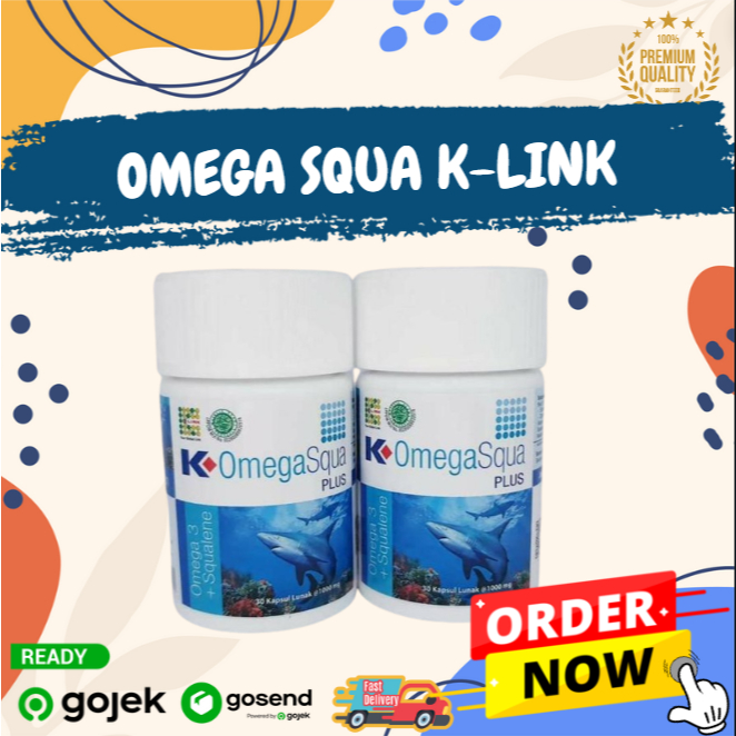 OMEGA SQAU PLUS K-KLINK OMEGA 3 - SOLUSI MASALAH KOLESTEROL
