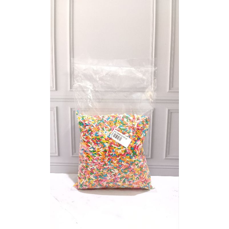 

[ 500 GRAM ] Mesis Rainbow Warna Warni / Mesis Warna Tanpa Coklat Premium 500 Gram