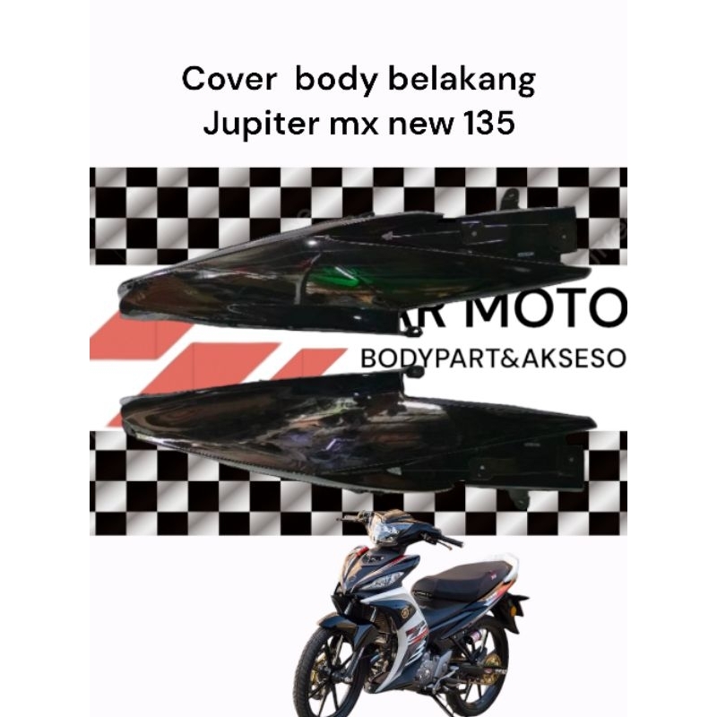 Cover body belakang kanan-kiri Jupiter MX New 135 2011-2014