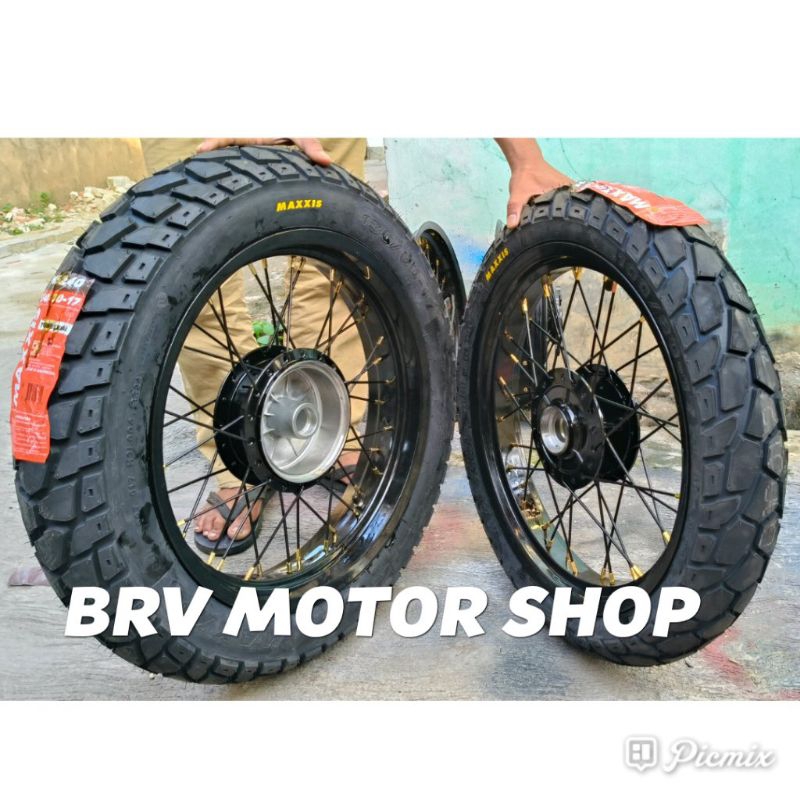 Velg Jari Scorpio 250-300-17 Dan 250-350-17 Dan 300-350-17 Ful Set Ban Siap Pasang Saja Ring17