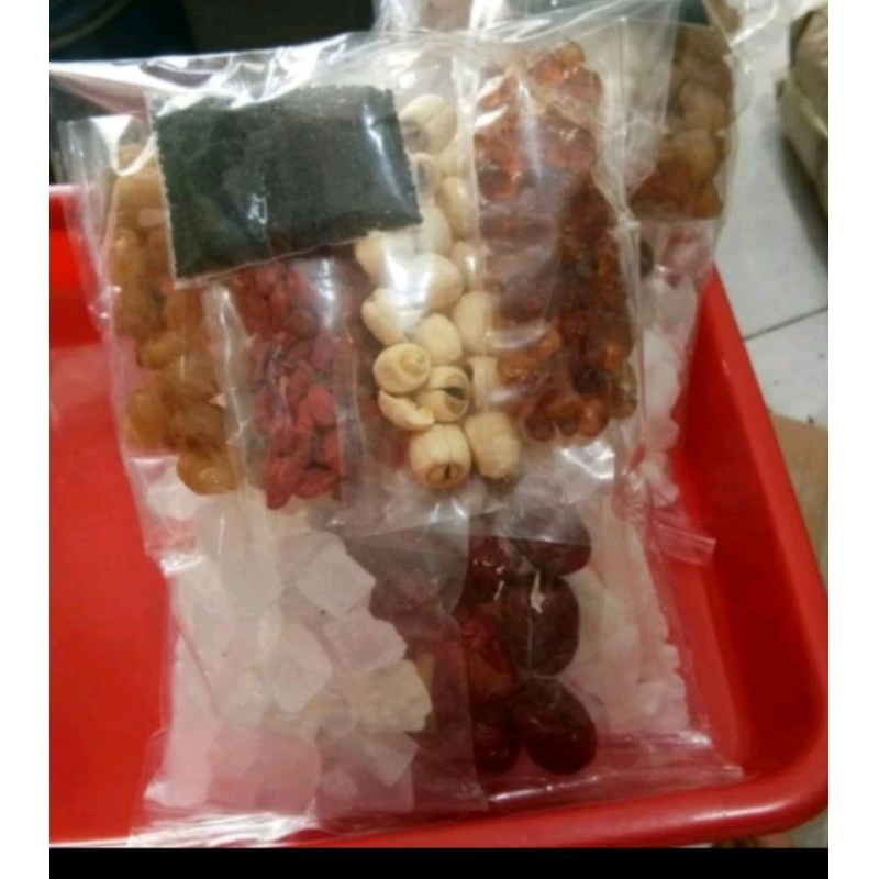 

peach gum dessert kualitas bersih (persekali masak) ekonomis dan hemat