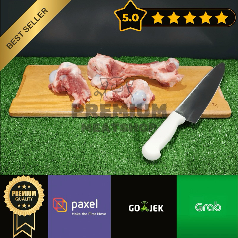 

Pork Bones. Dengkul Babi. Kaldu Babi. Harga per 1 pcs. Kualitas Premium AAA+++