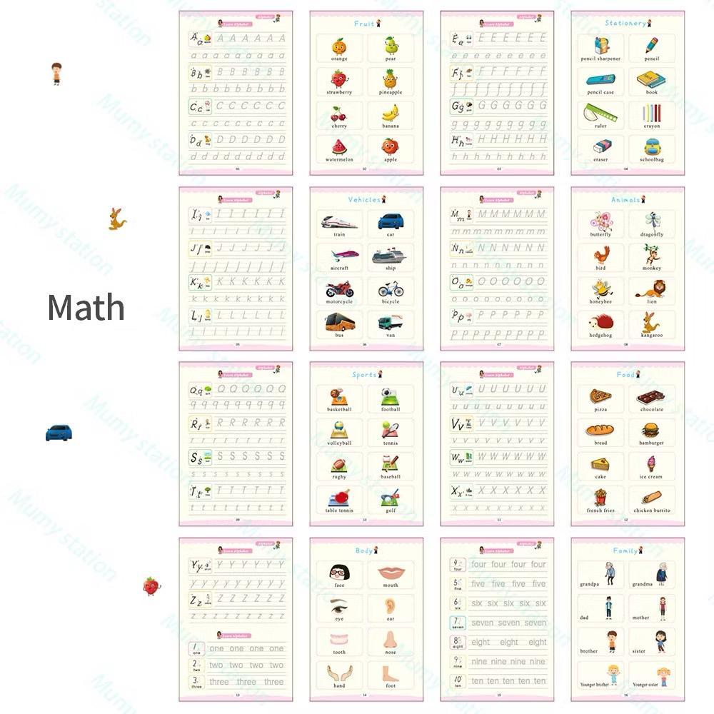 

Sank Magic Practice Buku Ajaib 1 Set Isi 4 Buku dan Pulpen / Buku Menggambar Anak