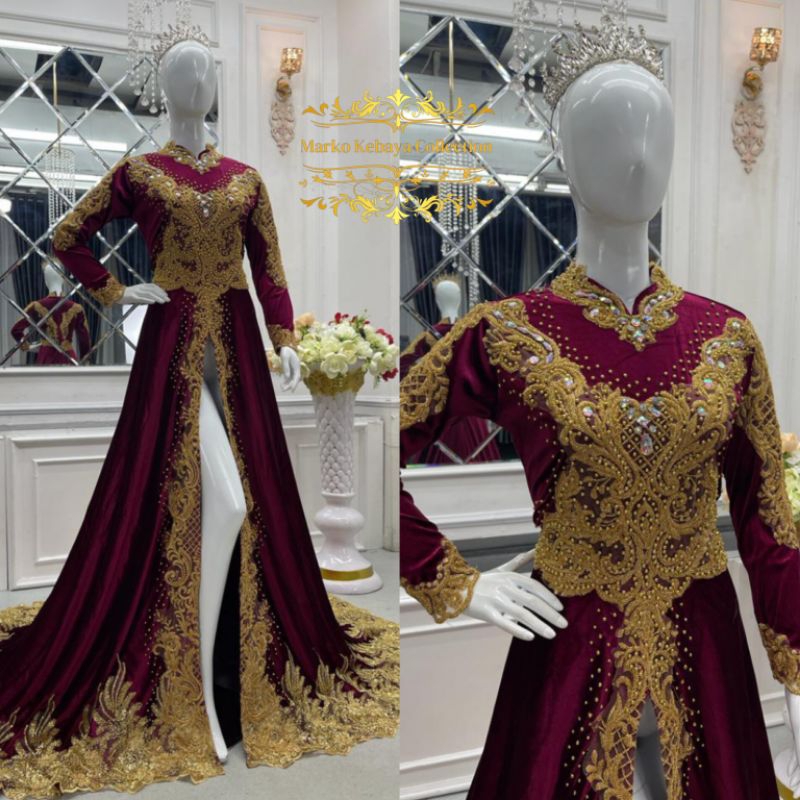 kebaya pengantin bludru | kebaya bludru hitam | kebaya pengantin adat jawa | kebaya bludru | kebaya 