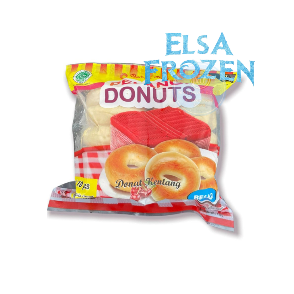 

DONUTS PELANGI BESAR ISI 10 / DONAT FROZEN FOOD