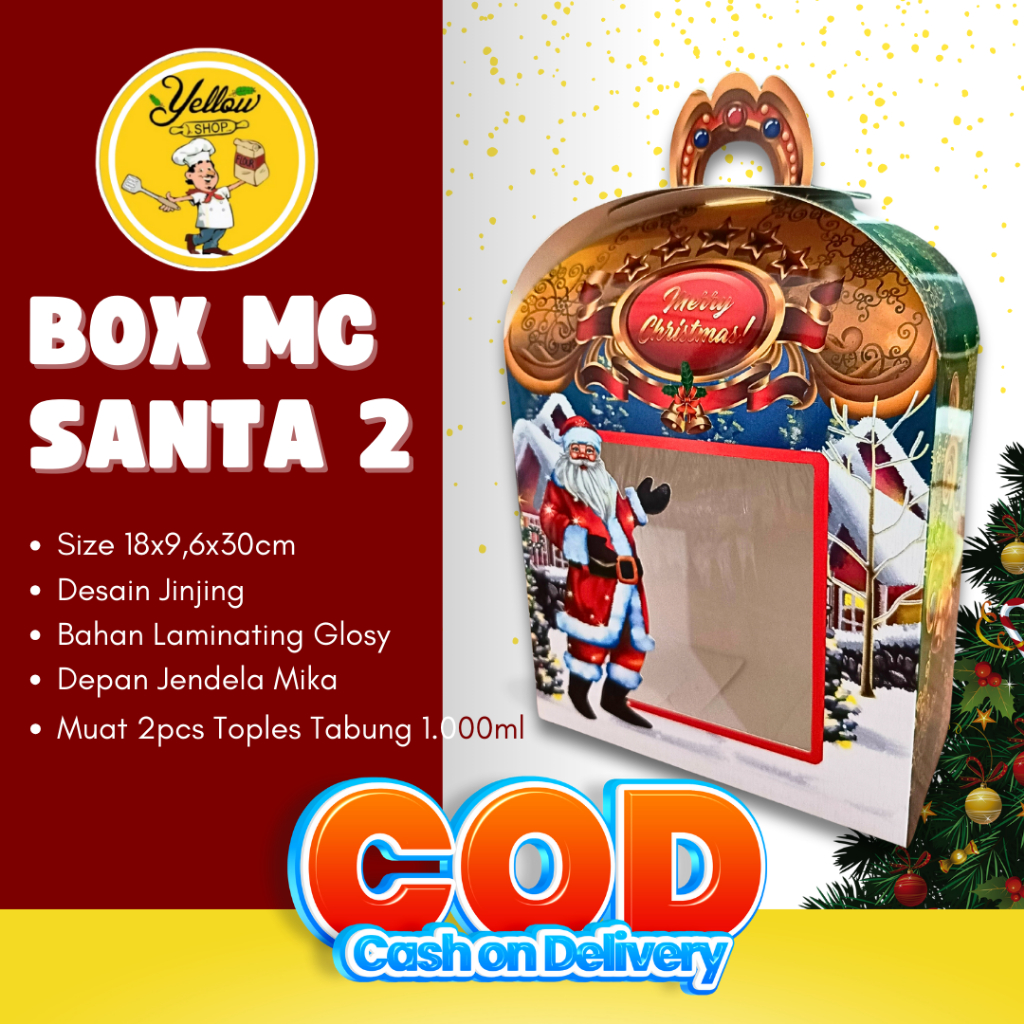 

BOX NATAL / BOX MC SANTA 2 /PCS