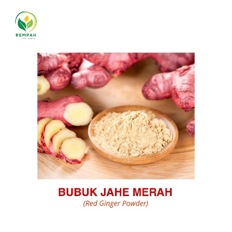 

BUBUK JAHE MERAH (Red Ginger Powder) Refill REMPAH NATURE HERBS