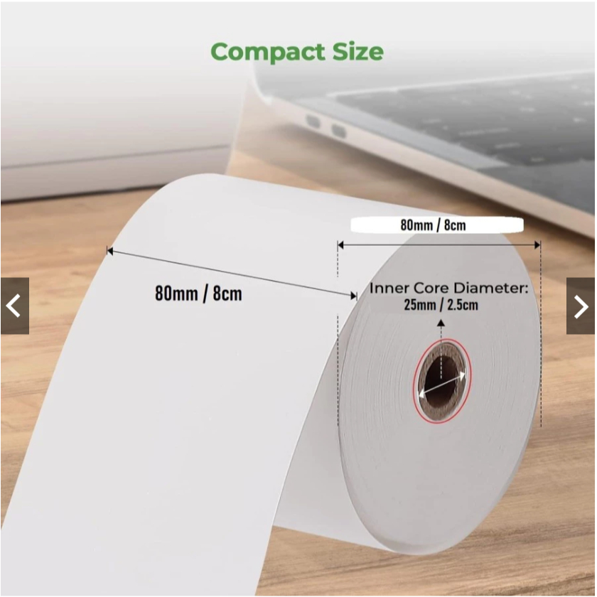 

[15mm] Kertas Thermal 80x80 MM / KERTAS STRUK KASIR CORE KECIL