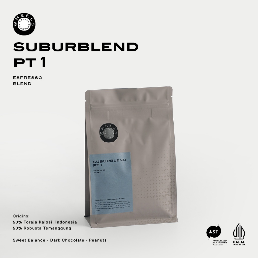 

Suburblend pt.1 Espresso Blend 50 Arabica 50 Robusta Wheels Coffee Roasters