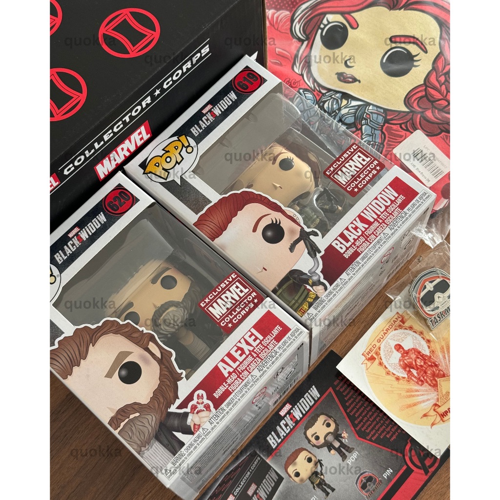 FUNKO POP BLACK WIDOW COLLECTOR CORPS