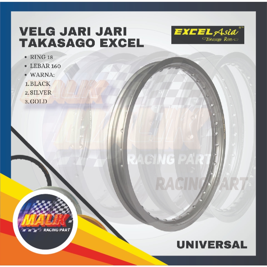 Velg pelek takasago excel asia 160 ring 18