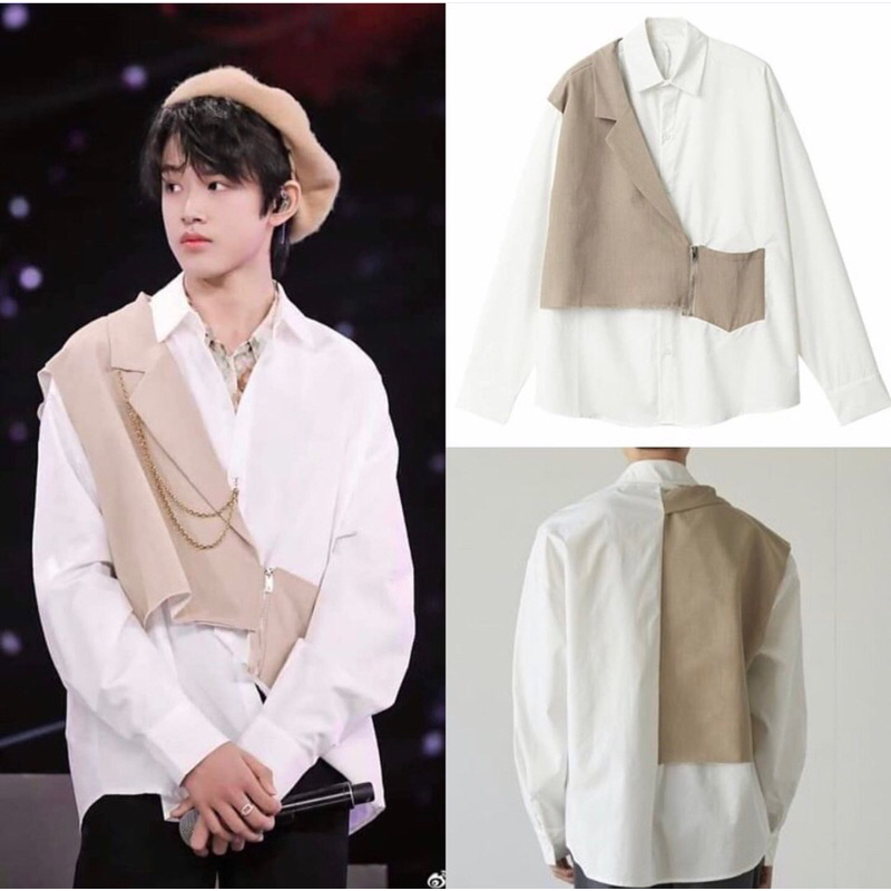 PRE ORDER Zhang Ji Men Fake Two Shirt